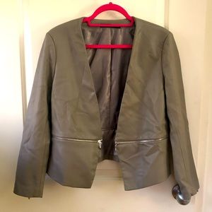 Zara Basic “Leather Jacket” | Never Worn
